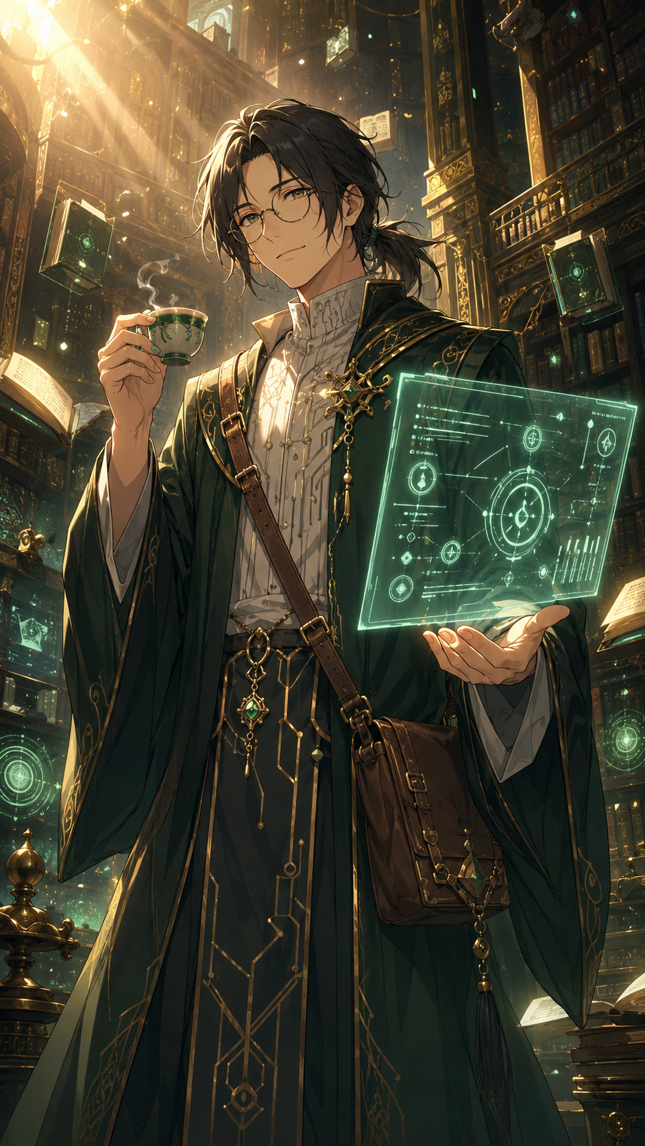綠茶老師 NPC 立繪