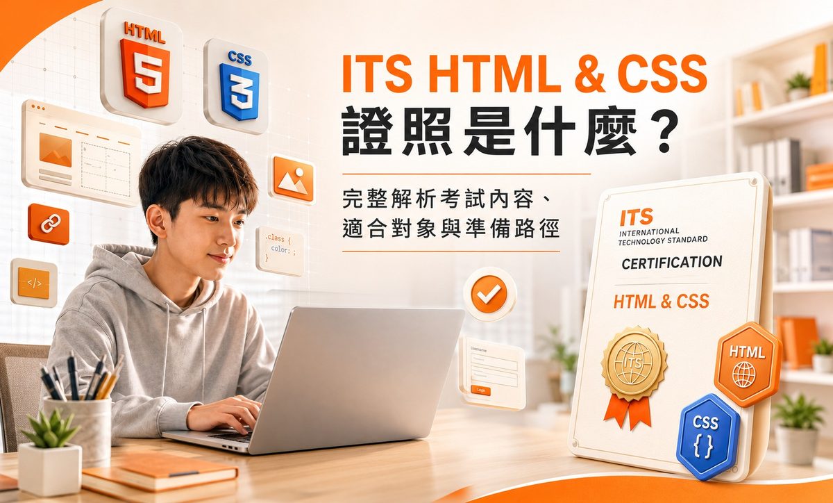 ITS HTML & CSS 證照是什麼？考試內容、適合對象與準備方式